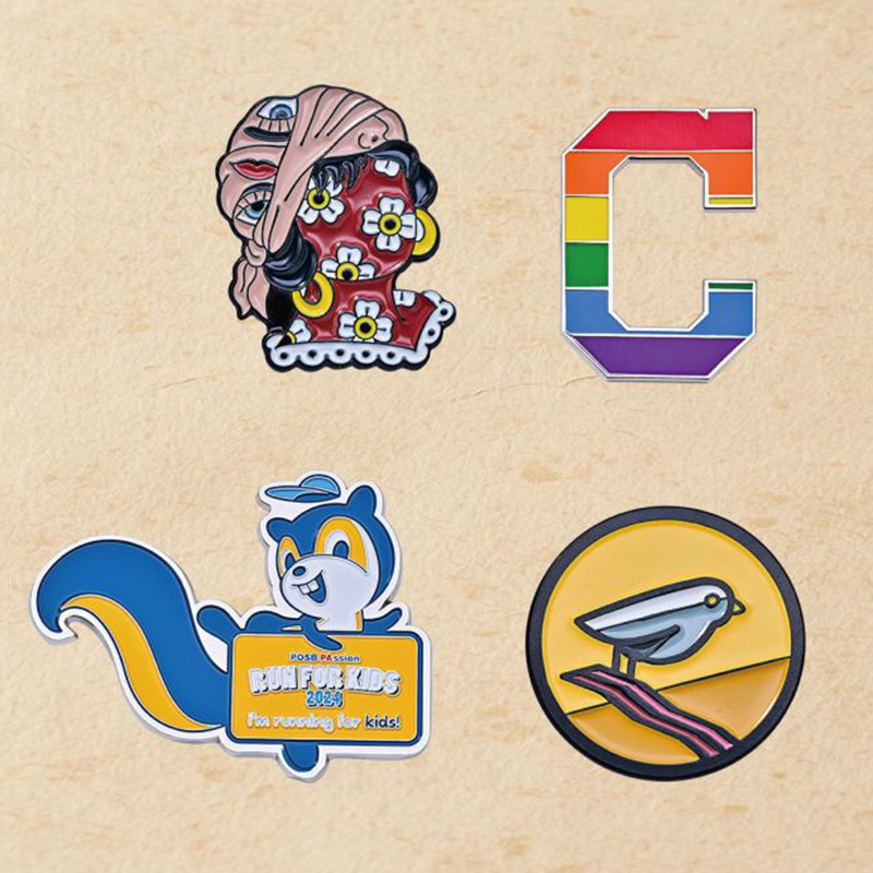 Customized metal soft enamel pin manufacturer